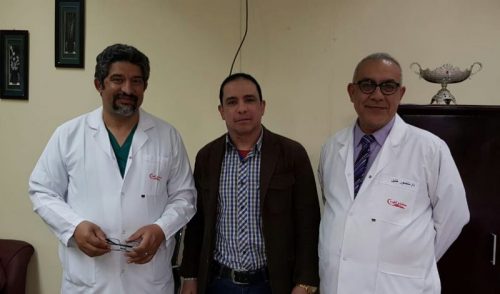 صورة عياد خلال مشاركته في حملة 100 مليون صحة: مستشفي الهرم أعلي نسبة في الحضور والفحص